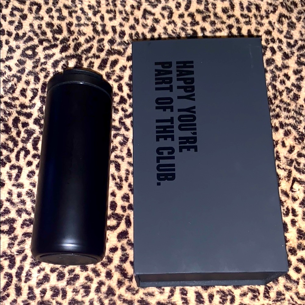 🎁GIFT NIB Nordstrom store Nordy Club Sleek Black Tumbler in Box